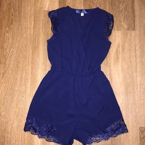 Navy romper